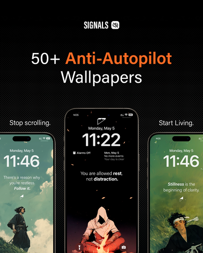 Signals: 50+ Anti-Autopilot Wallpaper Collection
