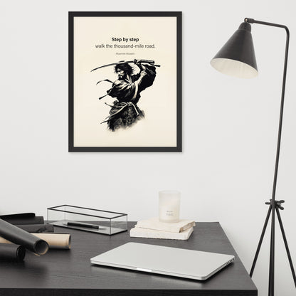 Miyamoto Musashi "Thousand-Mile Road" Poster